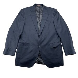 Peter Millar Blazer Jacket Men's 42T Navy Blue 100% Wool 2 Button ***FLAWS***